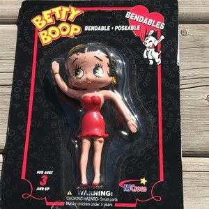 2/$18 BETTY BOOP BENDABLE FIGURE 5” TALL NJ CROCE
